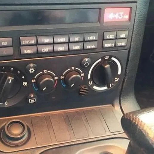 BMW E36 Climate Control Unit Adapter Relocation Trim