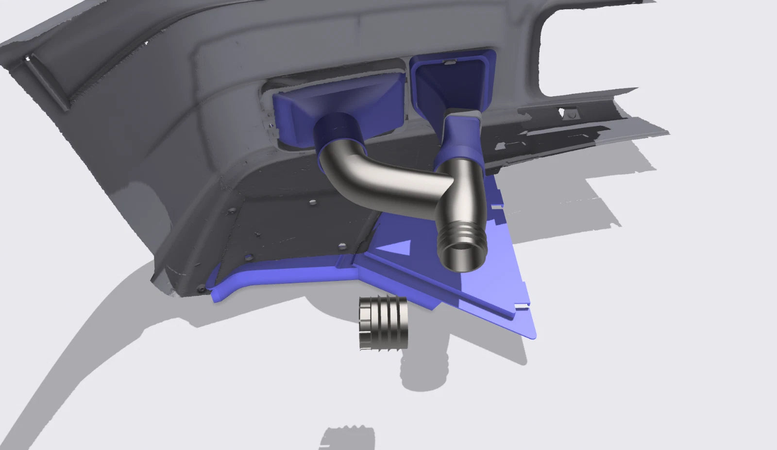 BMW E36 M3 COOLING DUCT SYSTEM