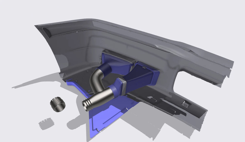 BMW E36 M3 COOLING DUCT SYSTEM