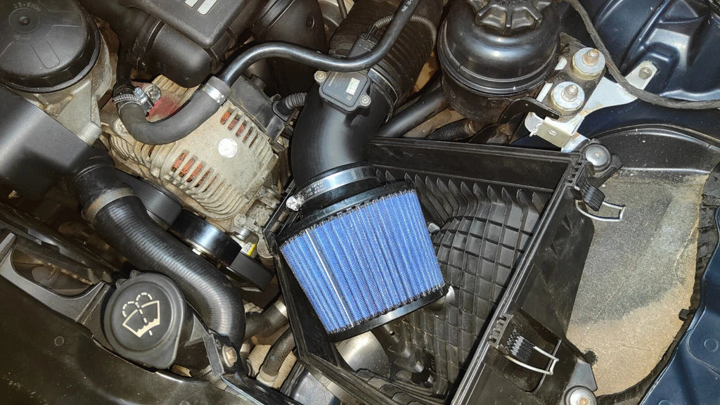 BMW 5 Series (E60) 2004-2010 Cone air filter adapter for E60 N52 ENGINE.